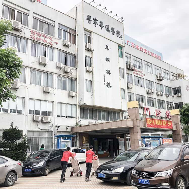 Jieyang Puning Overseas Chinese Hospital Cabinet Type Heptafluoropropane Fire Extinguishing Equipment Installation